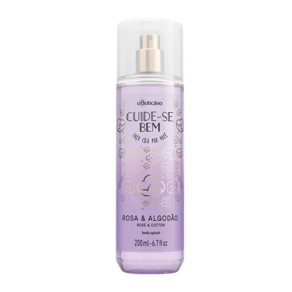 BODY SPLASH DESODORANTE COLÔNIA CUIDE-SE BEM ROSA & ALGODÃO 200ML