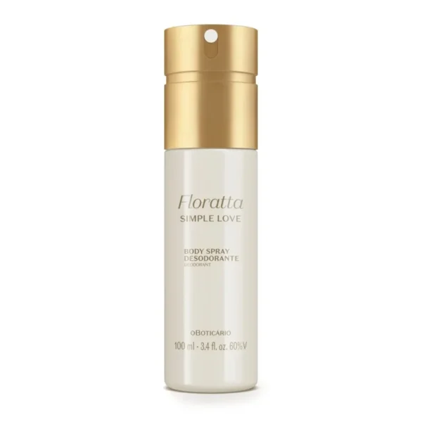 DESODORANTE BODY SPRAY FLORATTA SIMPLE LOVE 100ML