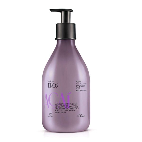 POLPA DESODORANTE HIDRATANTE PARA O CORPO EKOS AÇAÍ - 400ML