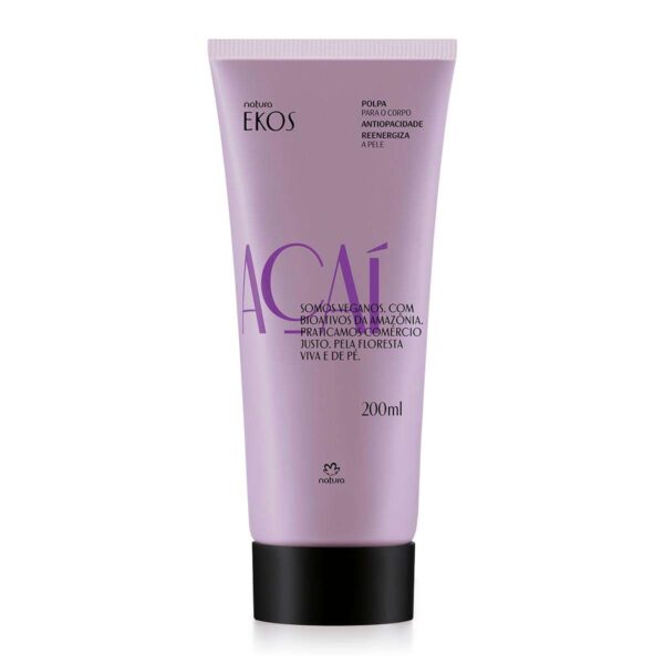 POLPA DESODORANTE HIDRATANTE PARA O CORPO EKOS AÇAÍ - 200ML