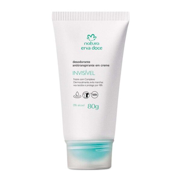 DESODORANTE ANTITRANSPIRANTE EM CREME ERVA DOCE - 100ML