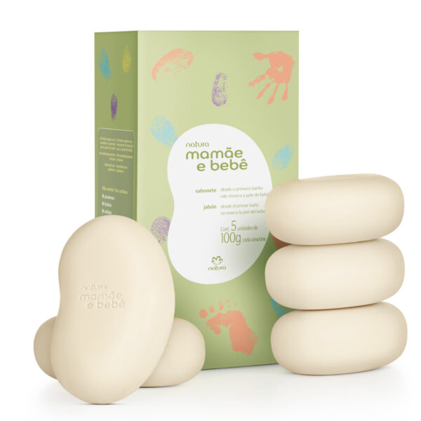 SABONETE MÃMAE BEBÊ - 5 UND DE 100G CADA