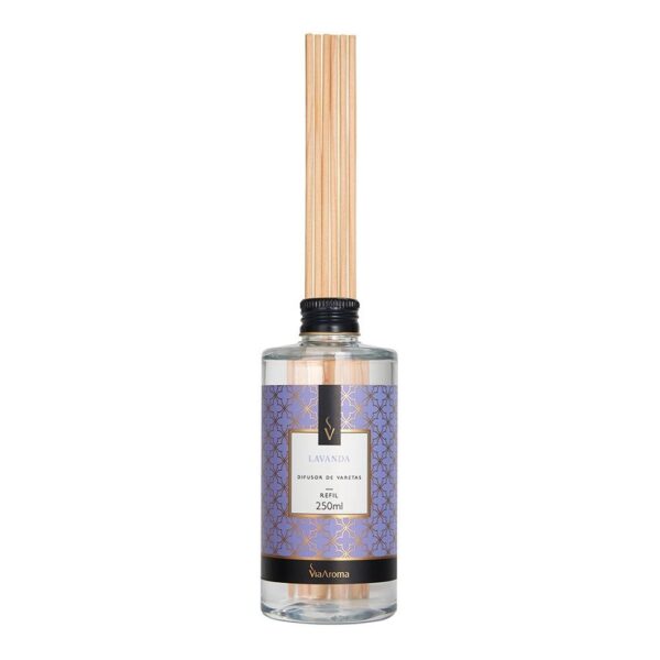 REFIL PARA DIFUSOR DE VARETAS LAVANDA VIA AROMA - 250ML