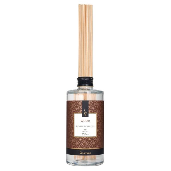 REFIL PARA DIFUSOR DE VARETAS WOOD VIA AROMA - 250ML