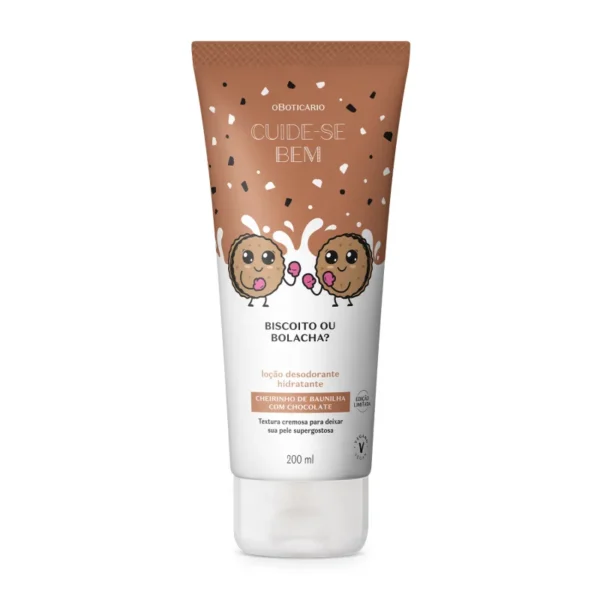 LOÇÃO HIDRATANTE DESODORANTE CORPORAL CUIDE-SE BEM BISCOITO OU BOLACHA 200ml