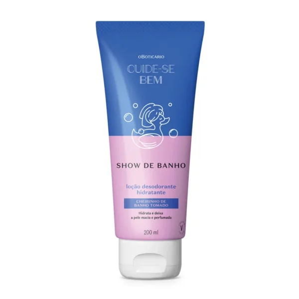 LOÇÃO HIDRATANTE DESODORANTE CORPORAL CUIDE-SE BEM SHOW DE BANHO 200ml