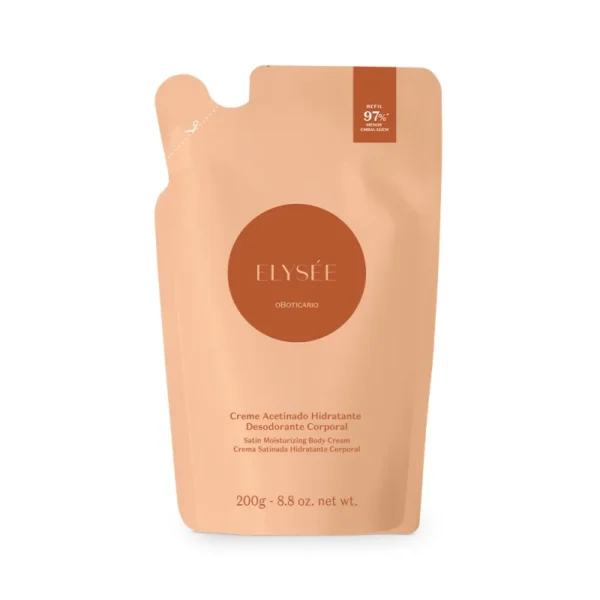 REFIL CREME ACETINADO HIDRATANTE DESODORANTE ELYSÈE 200g