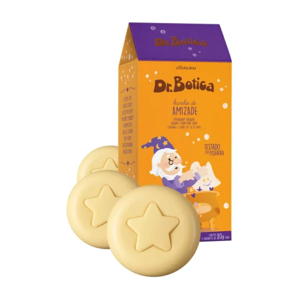 SABONETE BARRA TRIO DR. BOTICA BANHO DE AMIZADE 80G CADA